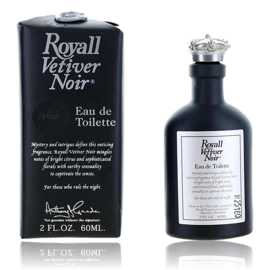 Royall Vetiver Noir by Royall Fragrance, 2 oz EDT Splash for Men