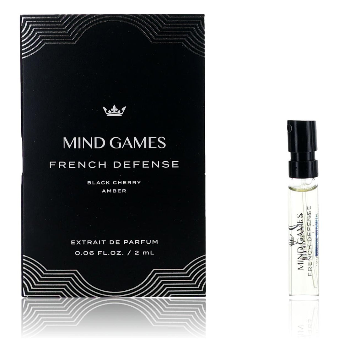 French Defense by Mind Games, 0.06oz Extrait de Parfum for Unisex Sample