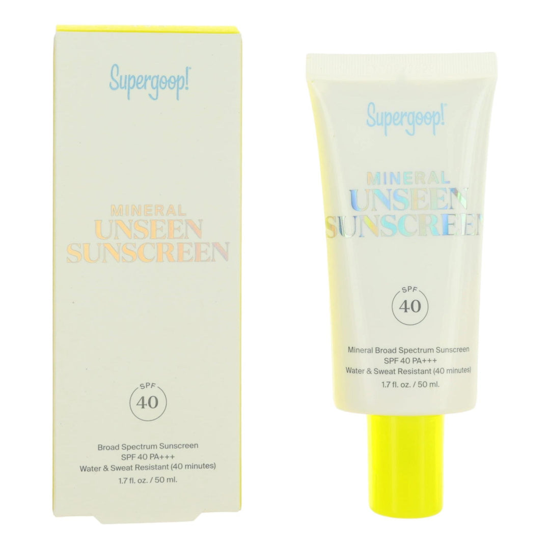 Supergoop Mineral Unseen Sunscreen by Supergoop, 1.7oz Sunscreen SPF40