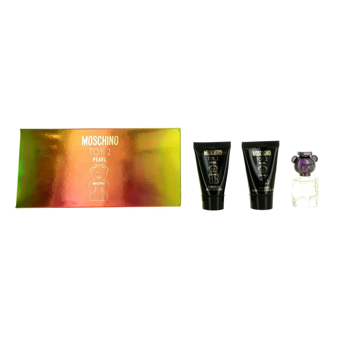 Moschino Toy 2 Pearl by Moschino, 3 Piece Mini Set for Unisex