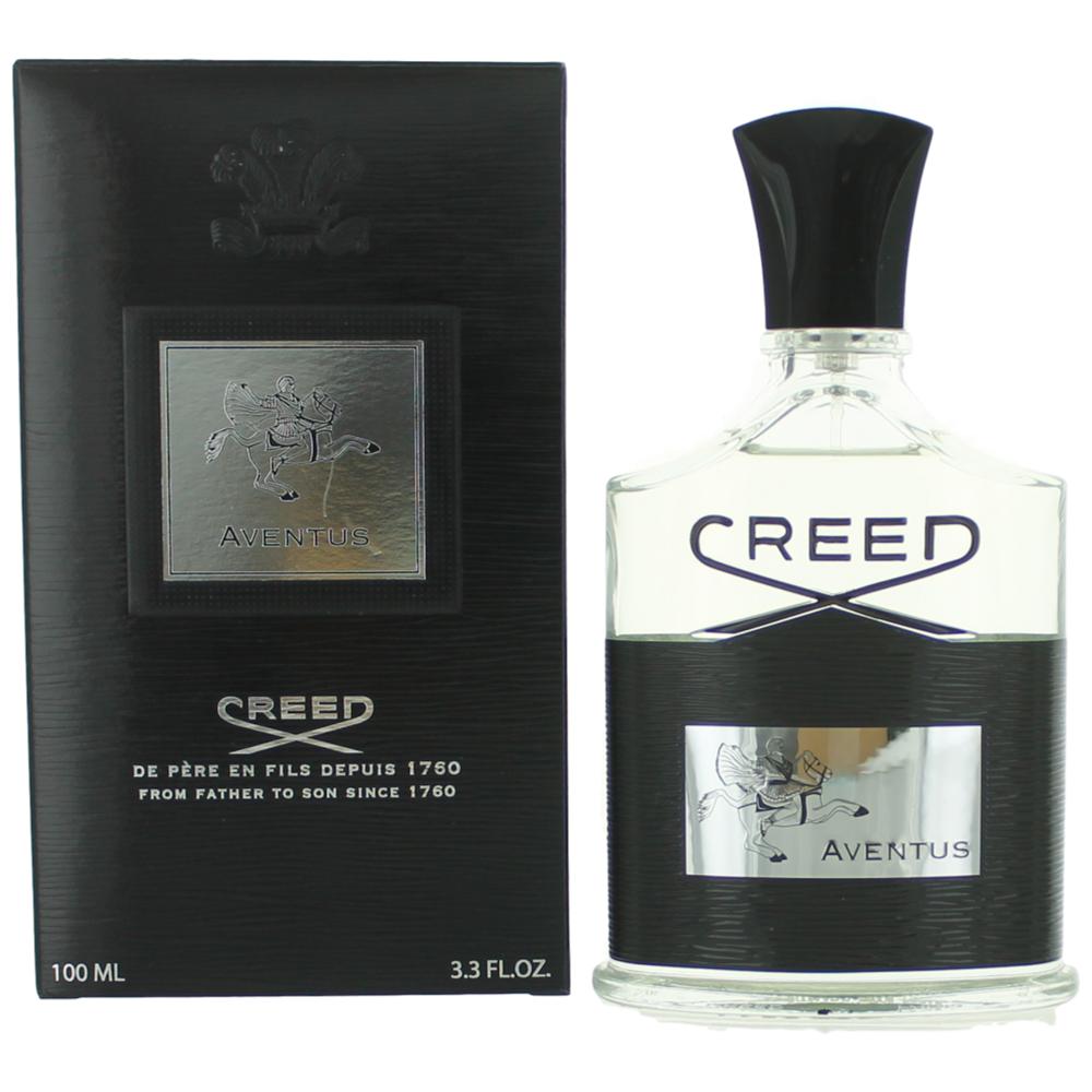 Creed Aventus Eau de Parfum 100ml luxury fragrance bottle and box display