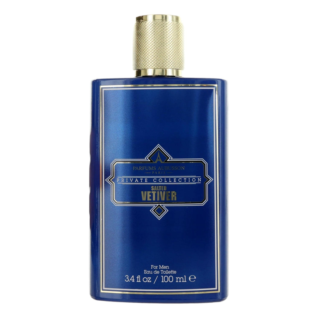 Salted Vetiver by Aubusson, 3.4 oz EDT Spray for Men