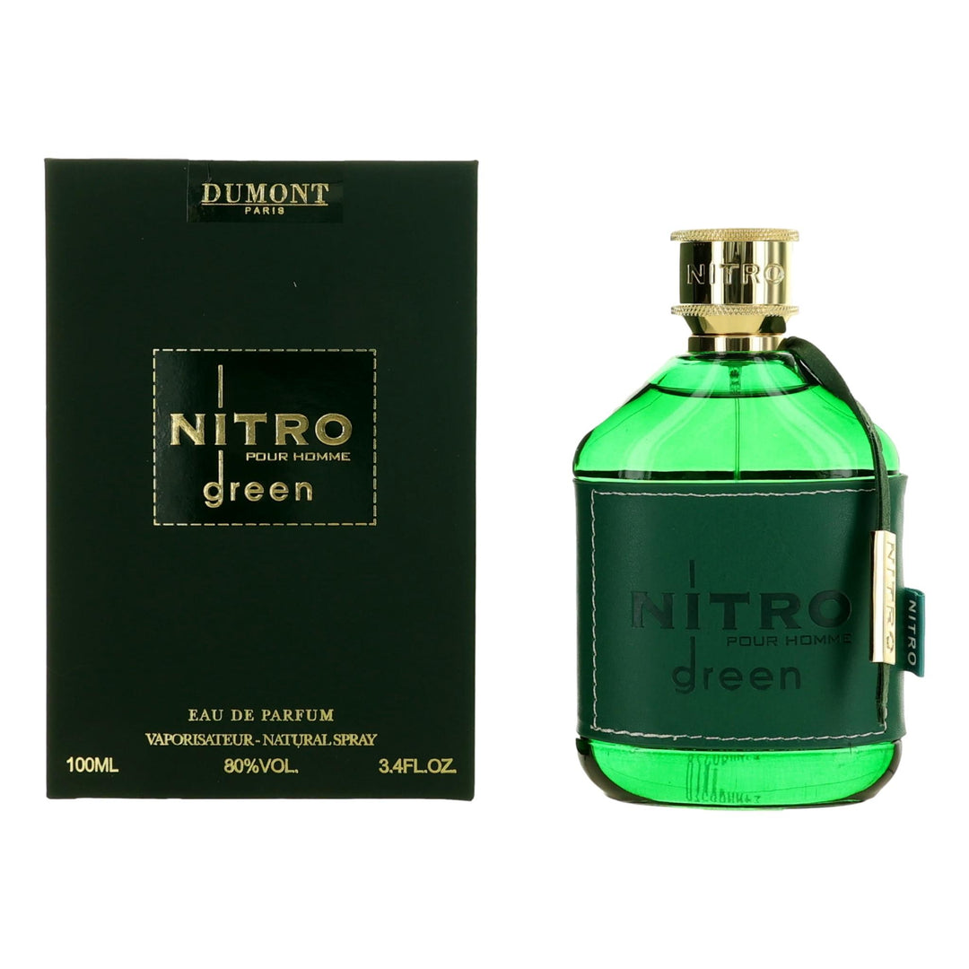 Nitro Green by Dumont, 3.4 oz EDP Spray for Men