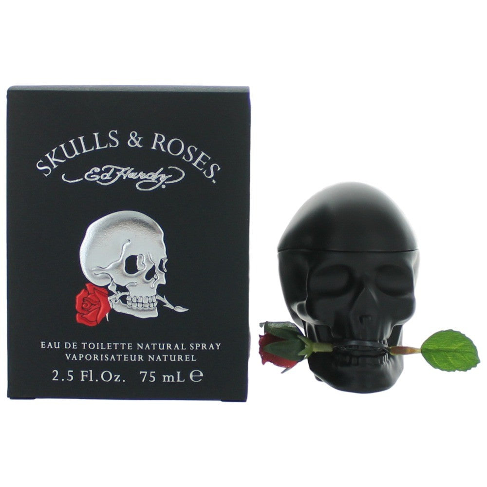 Ed Hardy Skulls &amp; Roses by Ed Hardy, 2.5 oz EDT Spray for Men