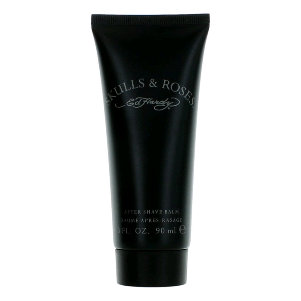 Ed Hardy Skulls &amp; Roses by Ed Hardy, 3 oz After Shave Balm for Men