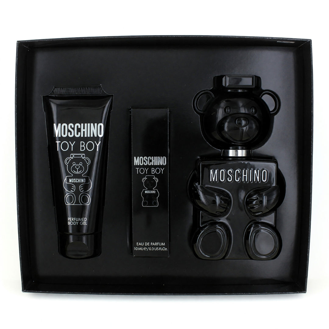 Moschino Toy Boy by Moschino, 3 Piece Gift Set for Men