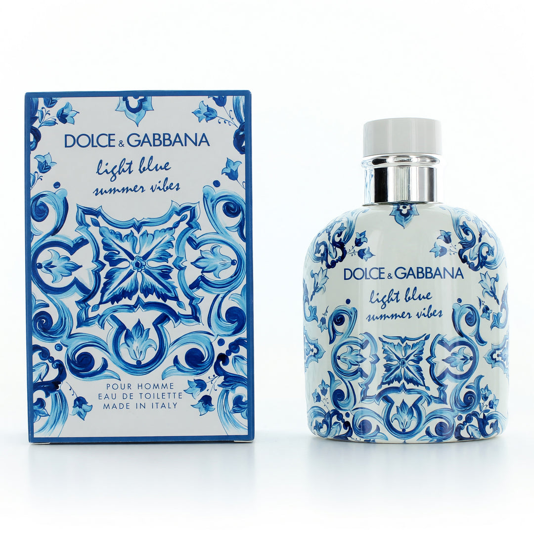 Light Blue Summer Vibes by Dolce &amp; Gabbana, 4.2 oz EDT Spray for Men