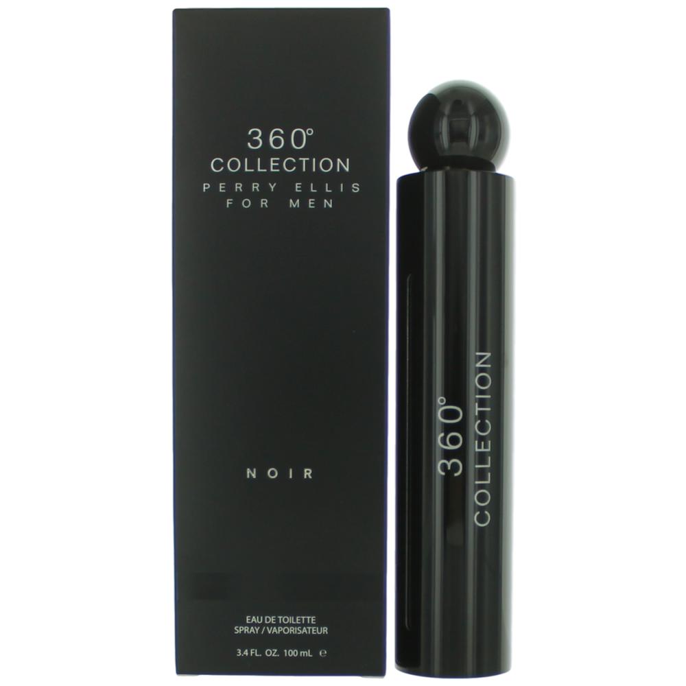 Perry Ellis 360 Collection Noir by Perry Ellis, 3.4oz EDT Spray men