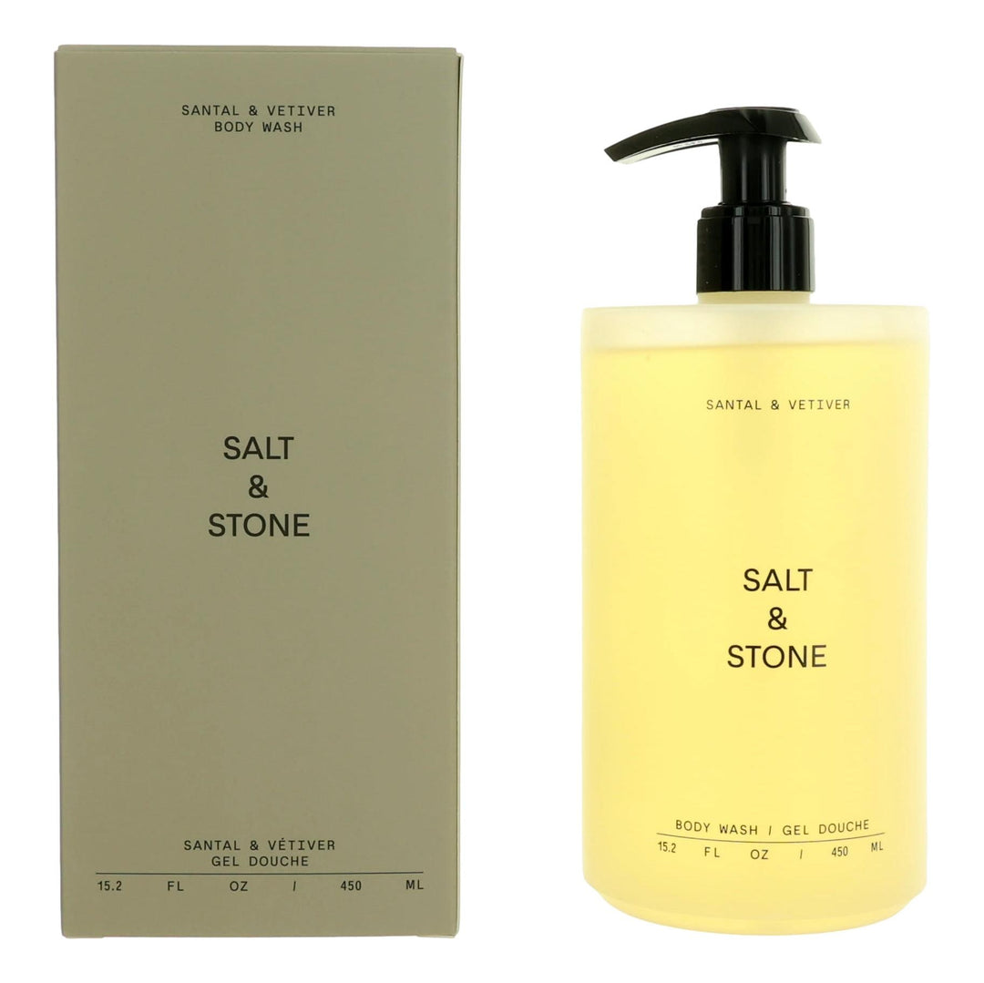 Santal & Vetiver by Salt & Stone, 15.2 oz Body Wash for Unisex