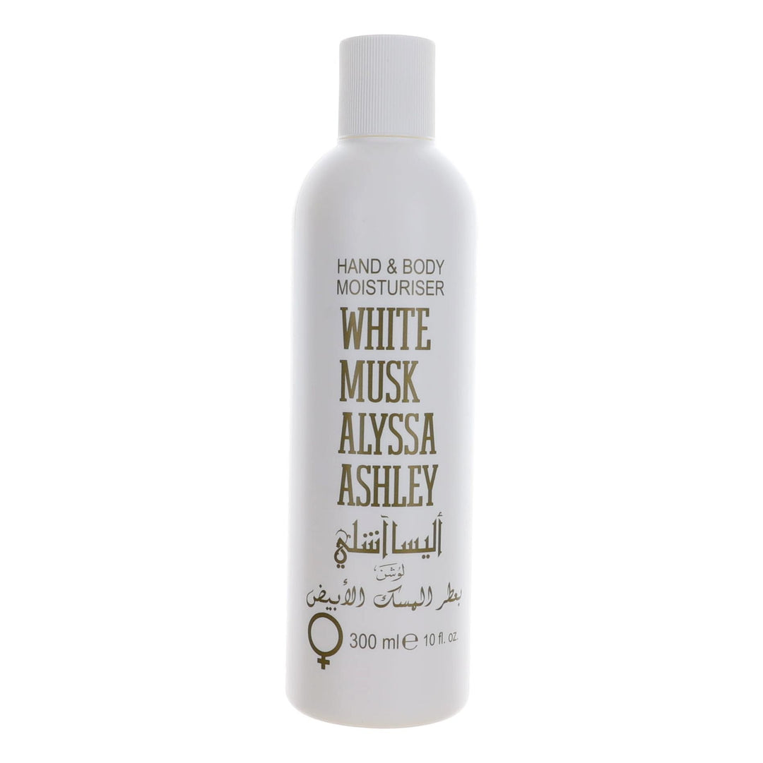 White Musk by Alyssa Ashley, 10 oz Hand &amp; Body Moisturizer for Women
