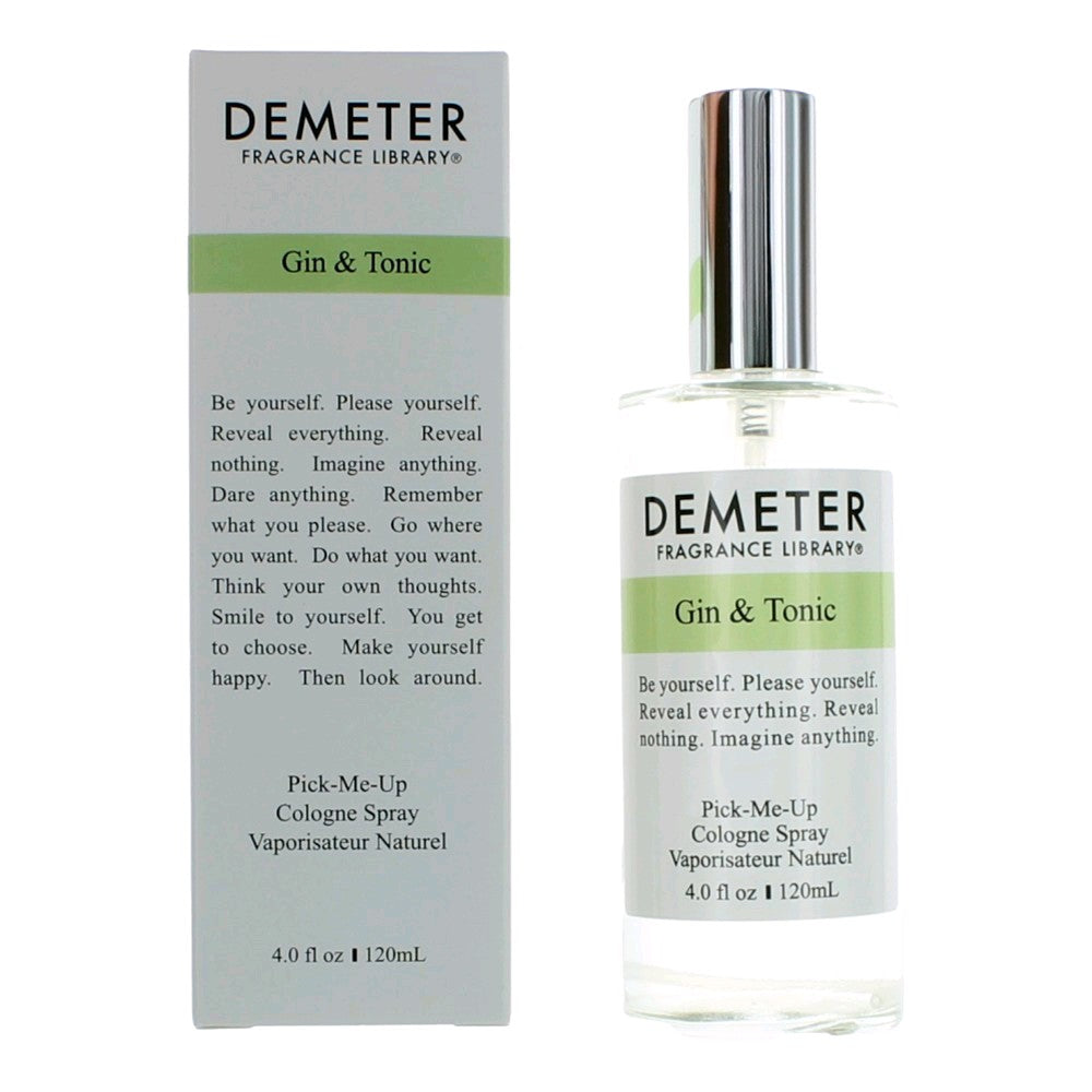 Gin &amp; Tonic by Demeter, 4 oz Cologne Spray for Unisex