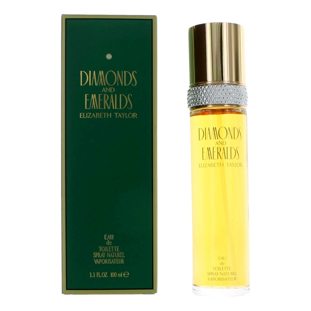Diamonds &amp; Emeralds by Elizabeth Taylor, 3.3 oz EDT Spray for Women