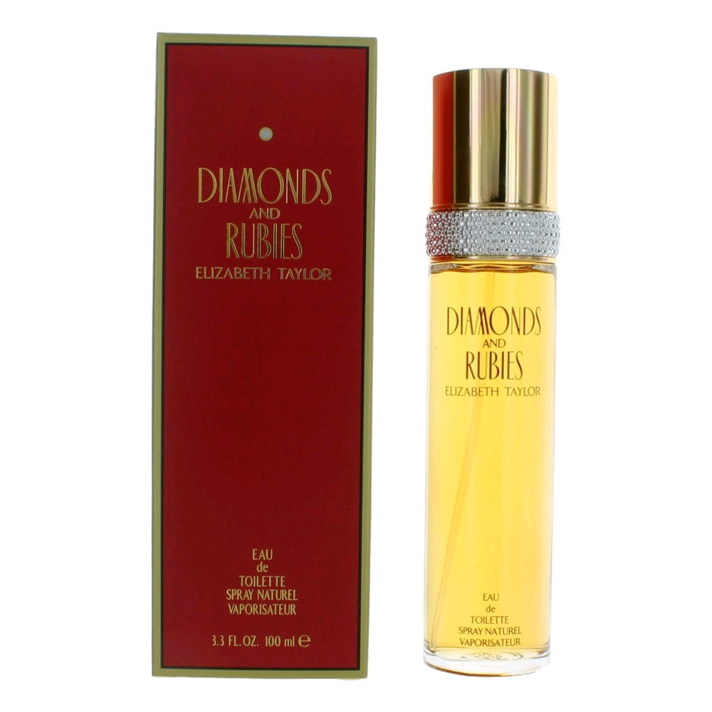 Diamonds &amp; Rubies by Elizabeth Taylor, 3.3 oz EDT Spray for Women