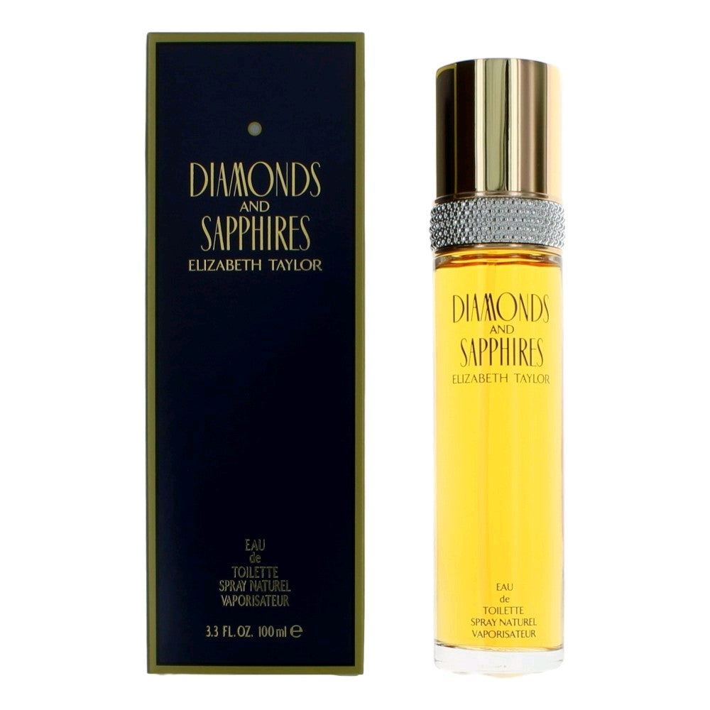 Diamonds &amp; Sapphires by Elizabeth Taylor, 3.3 oz EDT Spray for Women