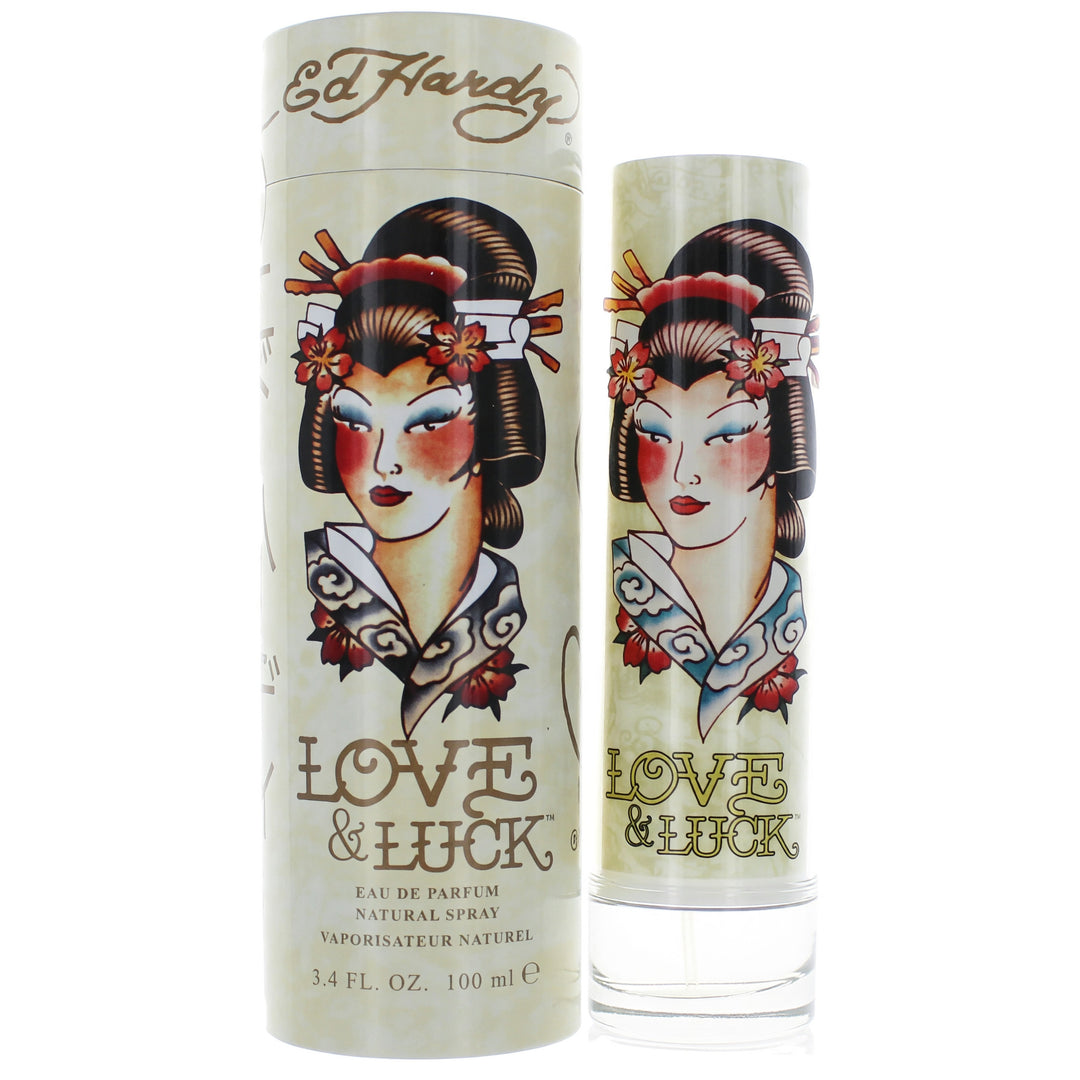Ed Hardy Love &amp; Luck by Christian Audigier, 3.4 oz EDP Spray for Women