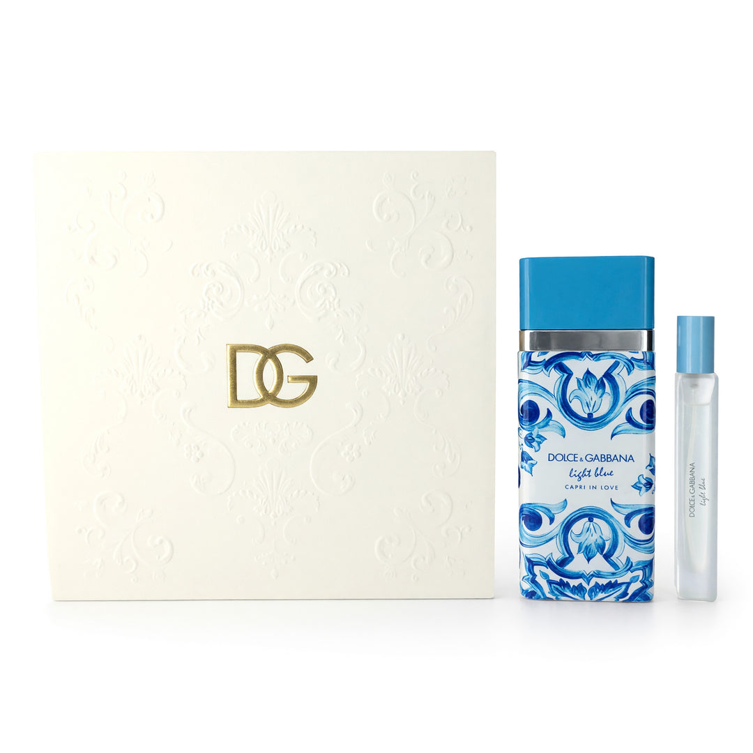Light Blue Capri In Love by Dolce &amp; Gabbana, 2 Piece Gift Set women