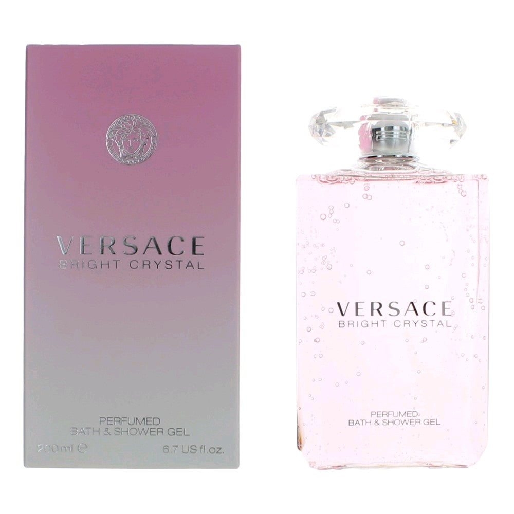Versace Bright Crystal by Versace, 6.7oz Perfumed Bath &amp; Shower Gel women