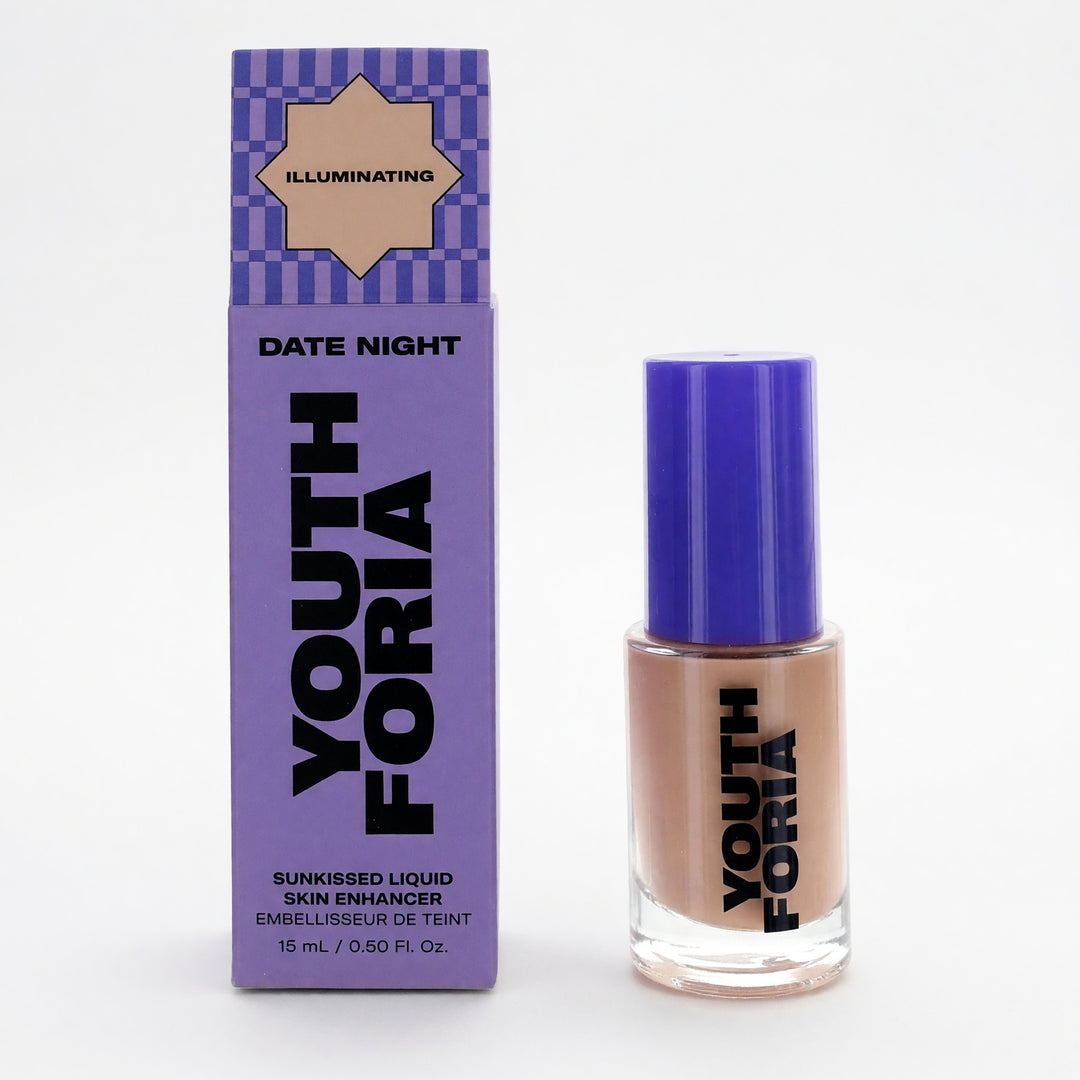 Date Night by Youthforia, 0.5 oz Sunkissed Liquid Skin Enhancer- Illuminating