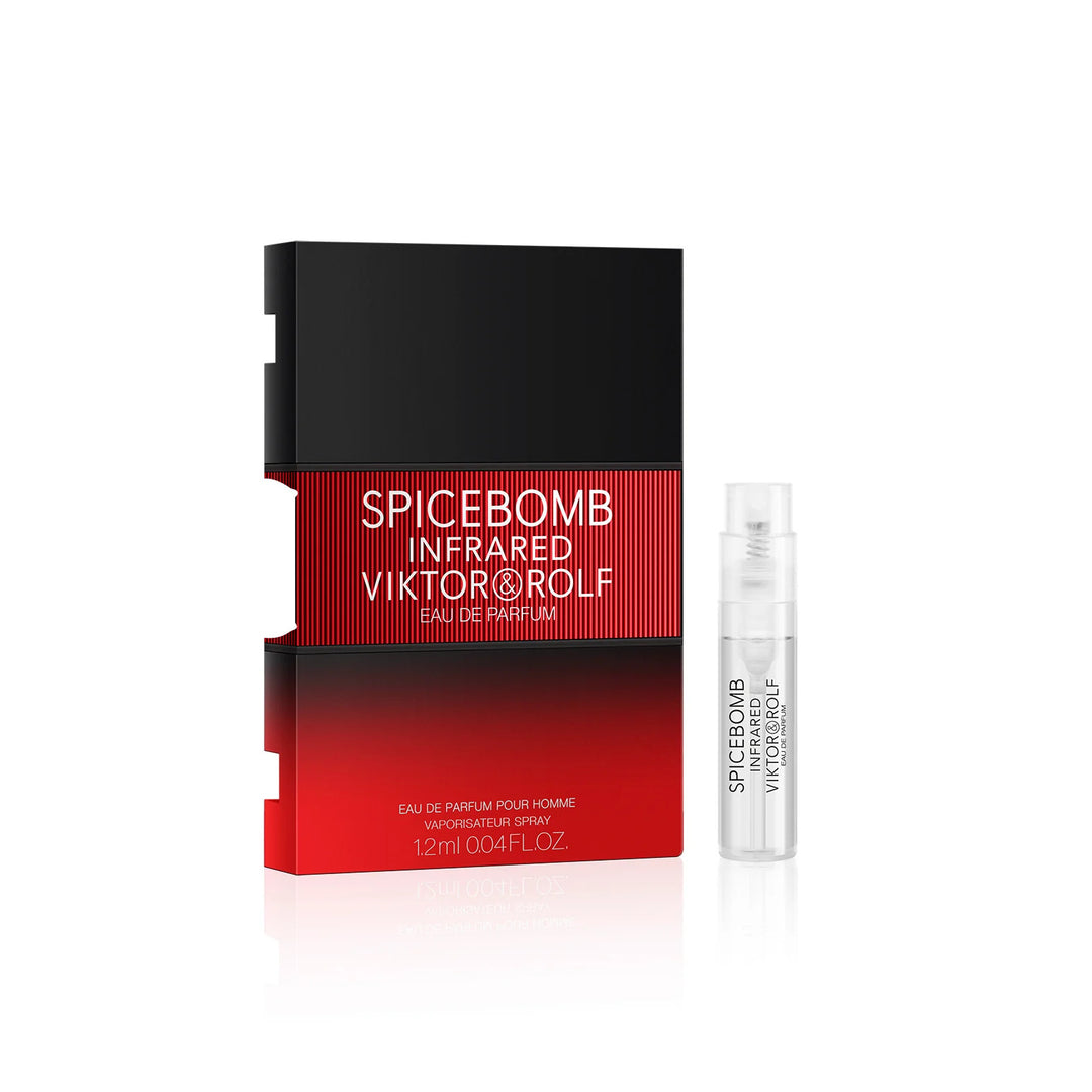Spicebomb Infrared V&amp;r by Viktor &amp; Rolf, 0.04 oz Eau De Parfum Spray Vial for Men
