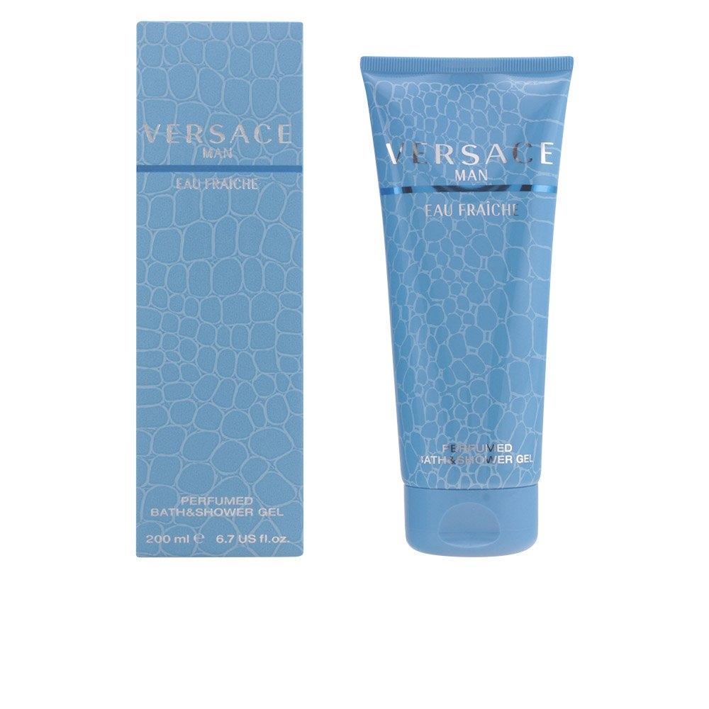 Eau Fraiche by Versace, 6.7 oz Bath &amp; Shower Gel for Men