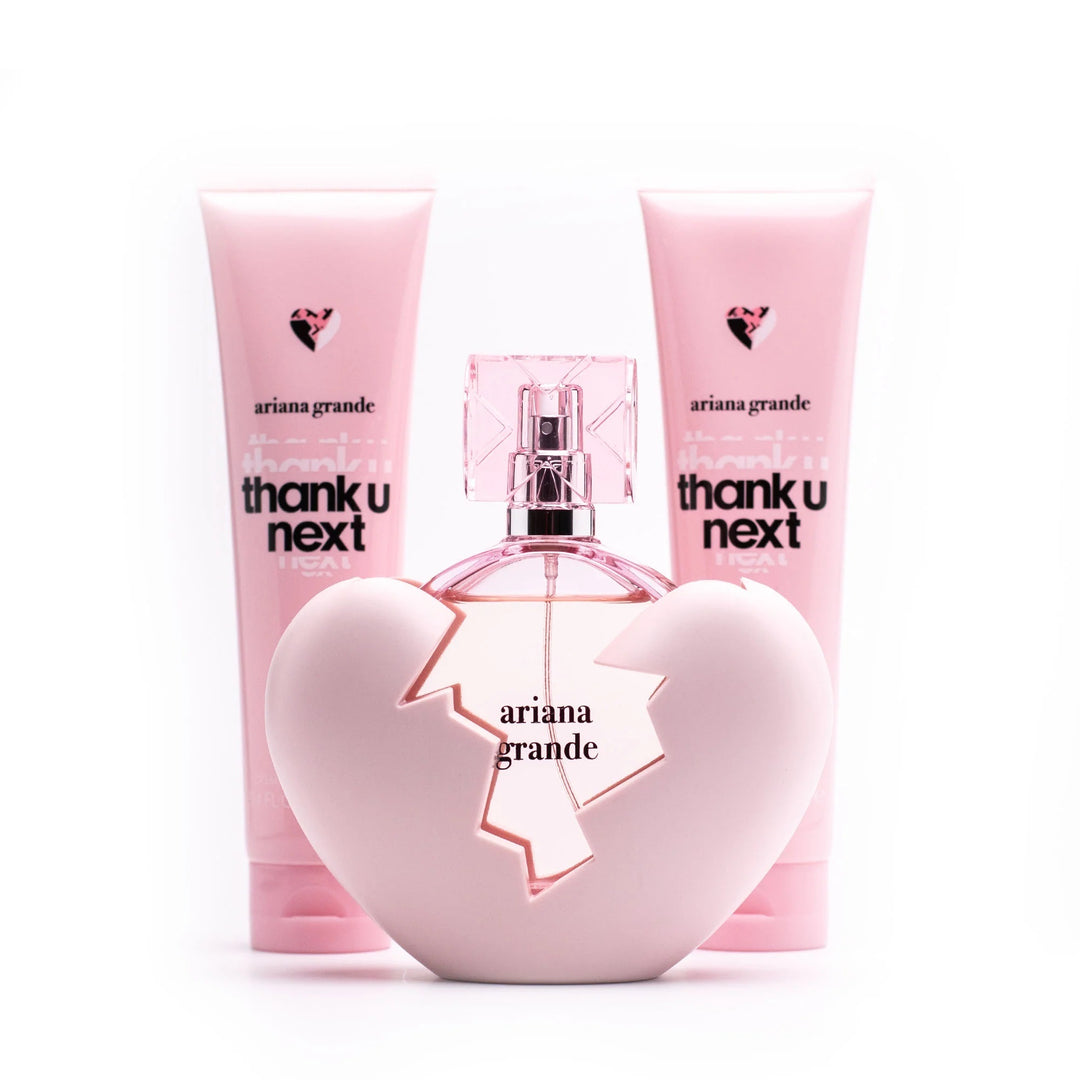 Thank U Next by Ariana Grande, 3 Piece Gift Set for Women with 3.4 oz Eau De Parfum Spray