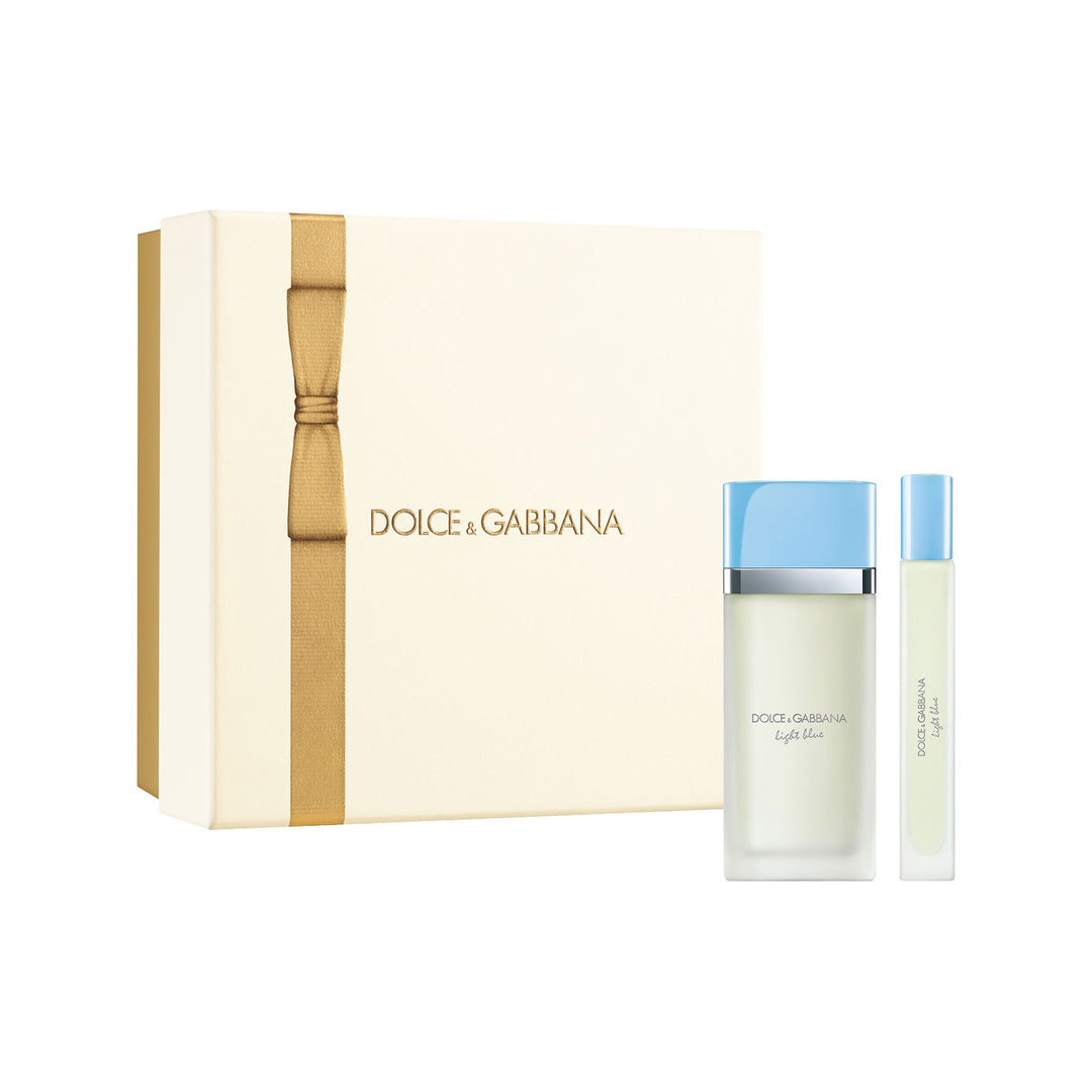 Light Blue by Dolce &amp; Gabbana, 2 Piece Gift Set for Women with .33 oz Eau De Toilette Spray