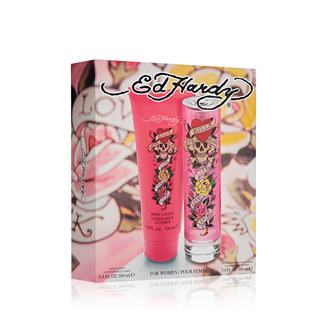 Ed Hardy by Ed Hardy, 2 Piece Gift Set for Women