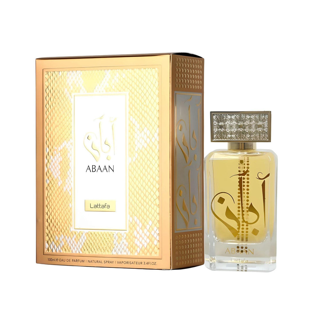 Abaan by Lattafa, 3.4 oz Eau De Parfum Spray for Unisex