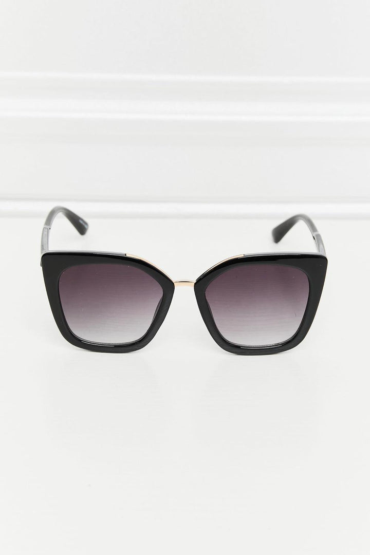 Cat Eye Full Rim Polycarbonate Sunglasses - Stuffed Cart