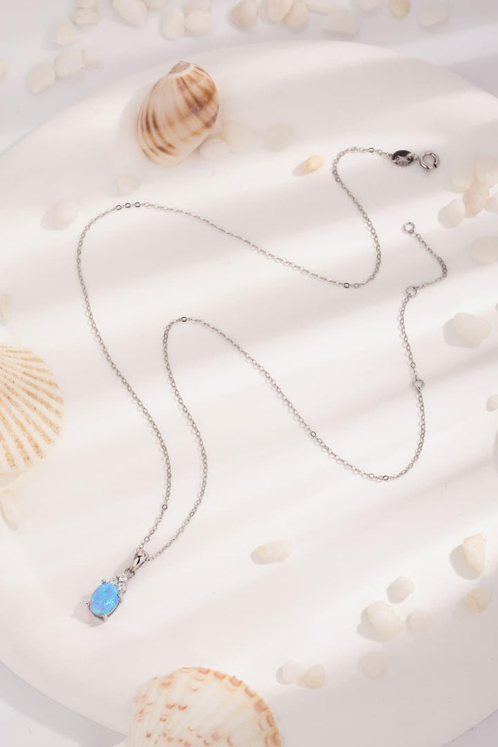 Find Your Center Opal Pendant Necklace - Stuffed Cart