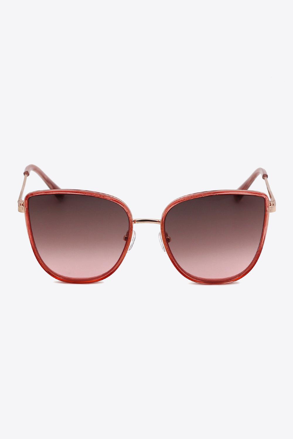 Full Rim Metal-Plastic Hybrid Frame Sunglasses - Stuffed Cart