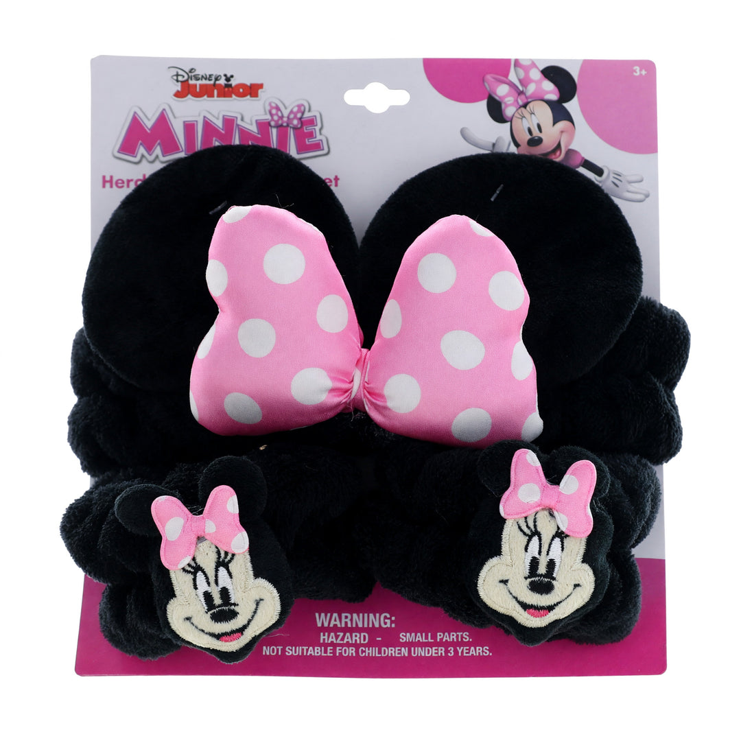 Minnie Mouse Plush Headband &amp; Wristband Set by Disney, for Kids