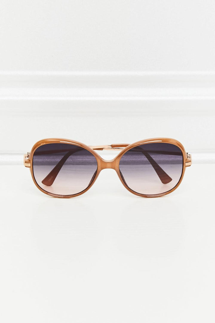 Metal-Plastic Hybrid Full Rim Sunglasses - Stuffed Cart