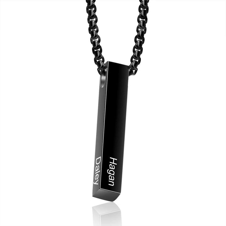 Stainless Steel Vertical Bar Pendant - Stuffed Cart