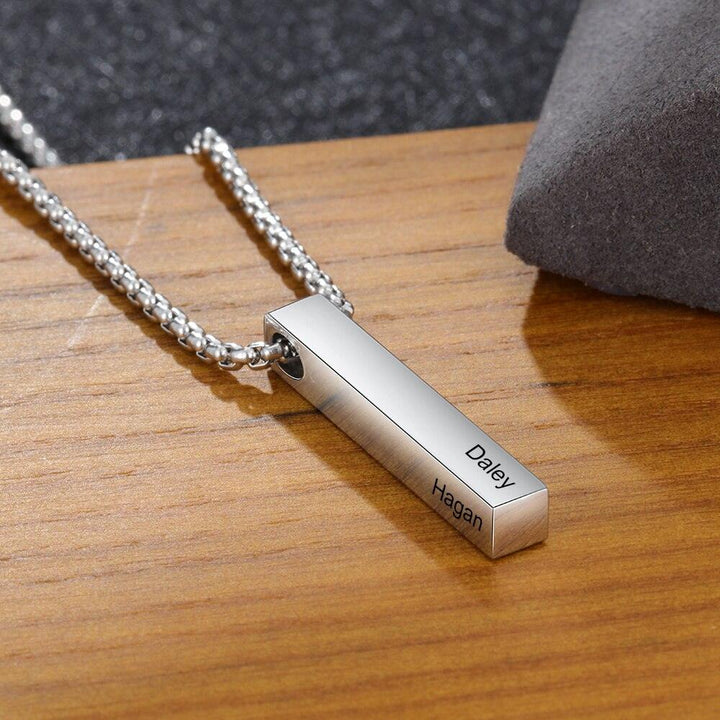 Stainless Steel Vertical Bar Pendant - Stuffed Cart