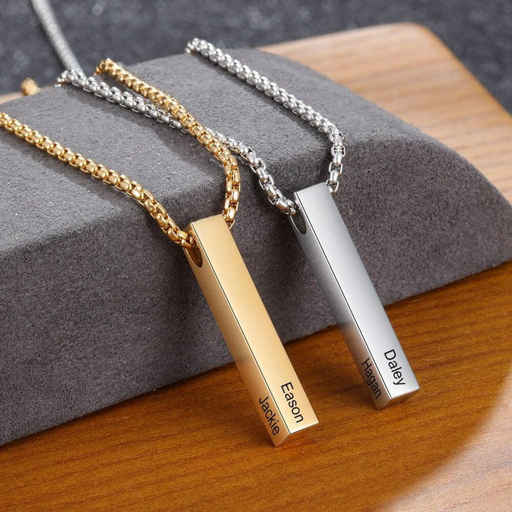 Stainless Steel Vertical Bar Pendant - Stuffed Cart